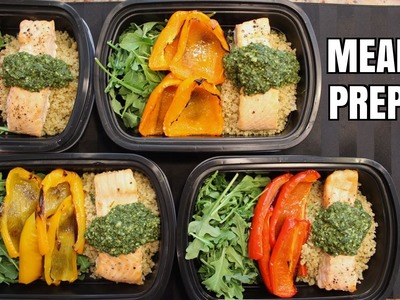 How to Meal Prep - Ep. 4 - SALMON (4 Meals.$4.50 Each)