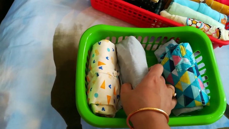 How to organize kid's clothes in small space