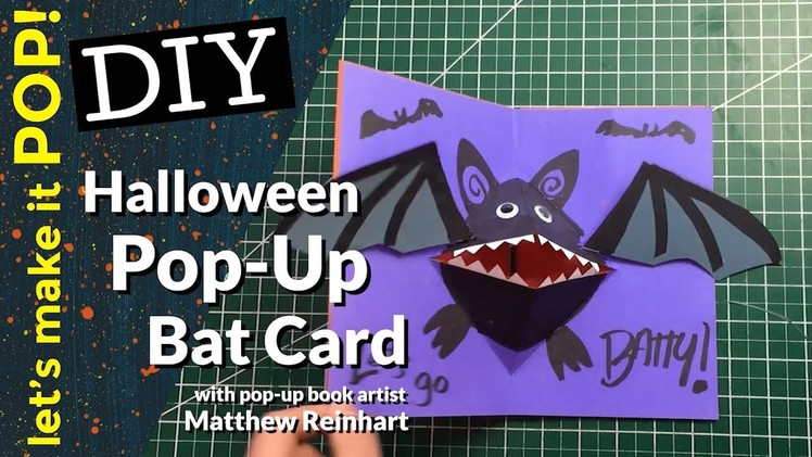 Let's Make it POP! Halloween Pop-up Bat Card