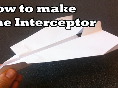 Let's make: The Interceptor Paper Plane