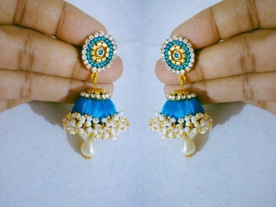 Loreal jhumkas making with different style | jewellery tutorials