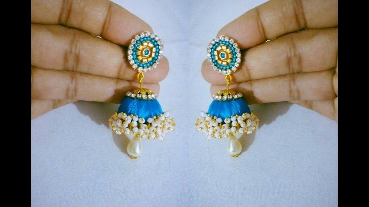 Loreal jhumkas making with different style | jewellery tutorials