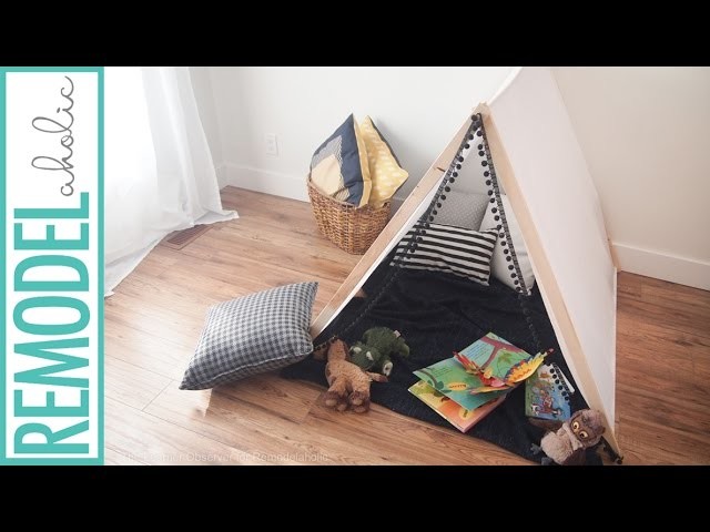 Make a No-Sew Kids' Tent in Under 1 Hour