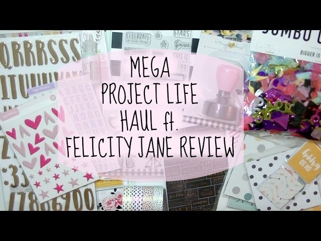 MEGA Project Life & Scrapbooking Haul. Studio Calico, Scrapbook.com, Felicity Jane
