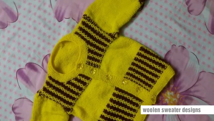 New sweater designs for kids or baby in hindi | two colour sweater,easy sweater design