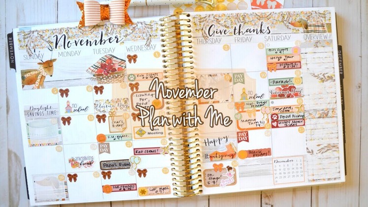 November Plan with Me featuring Shop Jessica Hearts