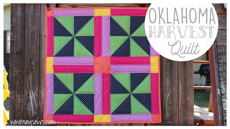 Oklahoma Harvest | Full Quilt Tutorial & Arteza GIVEAWAY {CLOSED} | Whitney Sews