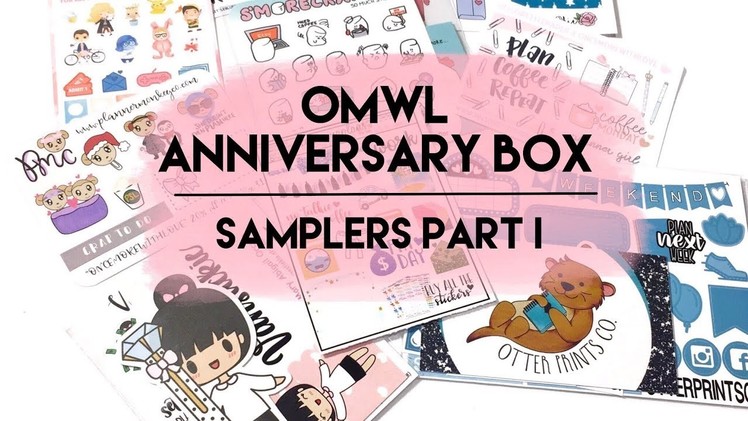 OnceMoreWithLove Year 2 Anniversary Box. Exclusive Samplers Part I