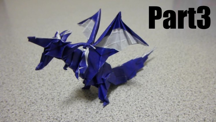 Origami Fiery Dragon 折り紙 折り方 ドラゴン