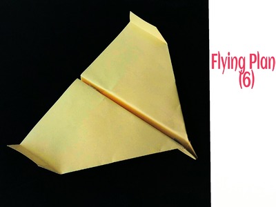 Origami Flying Jet Rocket Paper Airplane- Hawk- Flies very smoothly, sturdy and flies a distance.