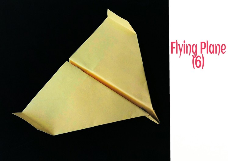 Origami Flying Jet Rocket Paper Airplane- Hawk- Flies very smoothly, sturdy and flies a distance.