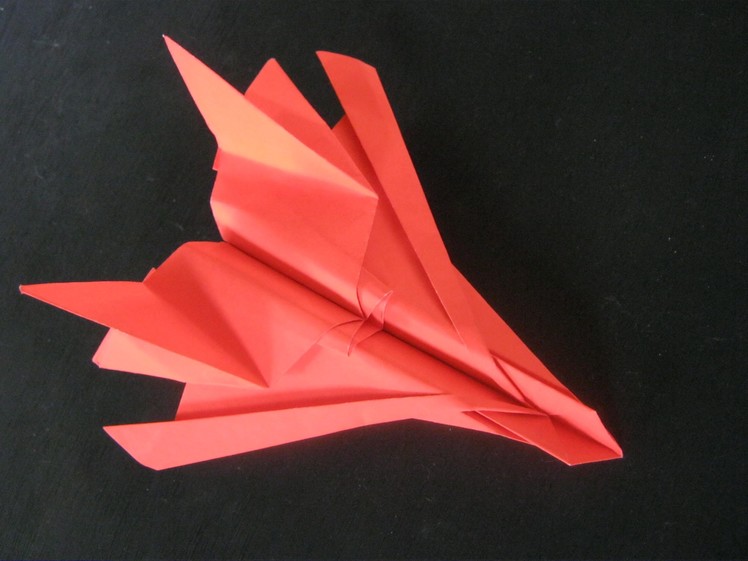 Origami Tutorial -How To Make A Paper Airplane.Model;-Fighter Jet