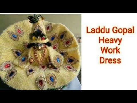 Part 2.2 || How to make || Crochet || Heavy Work Dress || laddu gopal dress || Kanha ji sringaar