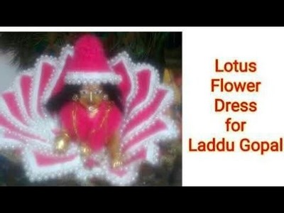 Part 2.9 || How to make || Crochet || Lotus flower dress || laddu gopal dress || Kanha ji Sringaar
