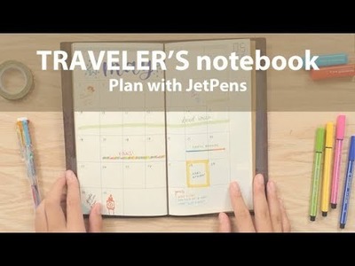 Plan With JetPens - Traveler's Notebook Edition