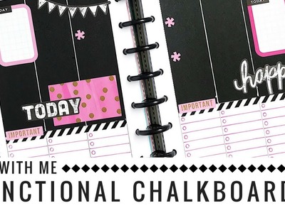 Plan with Me: Functional Chalkboard | by Rochelle