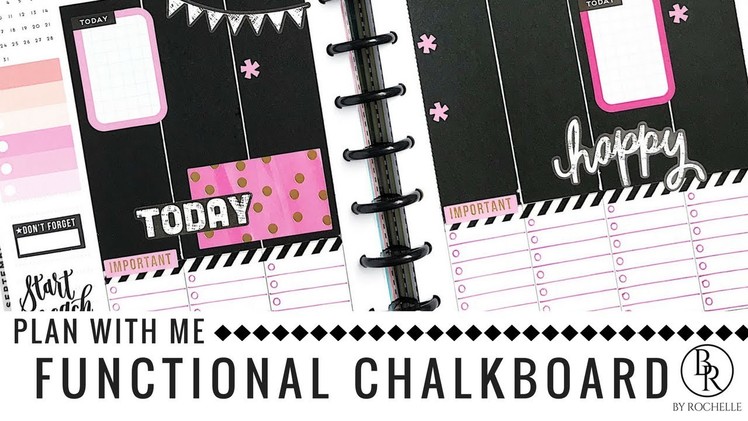 Plan with Me: Functional Chalkboard | by Rochelle