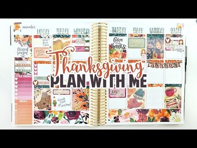 Plan with Me: Happy Thanksgiving!