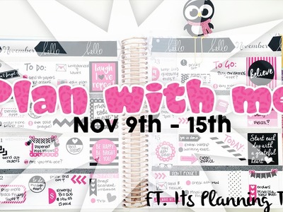 Plan with me horizontal Nov 9th - 15th with Its Planning Time