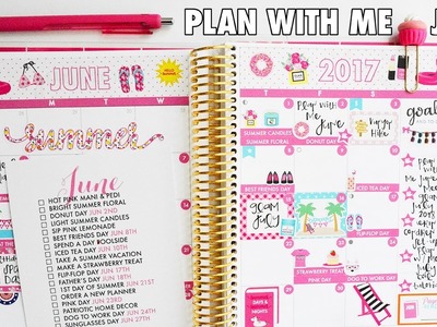 Plan With Me June - Erin Condren Hourly!