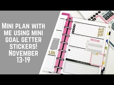 Plan with Me- November 13-19- mini Happy Planner