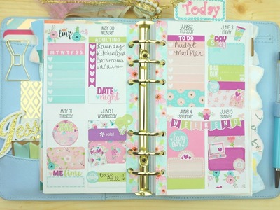 Plan With Me. Personal size (Sew Much Crafting Inserts). Kikki K Planner