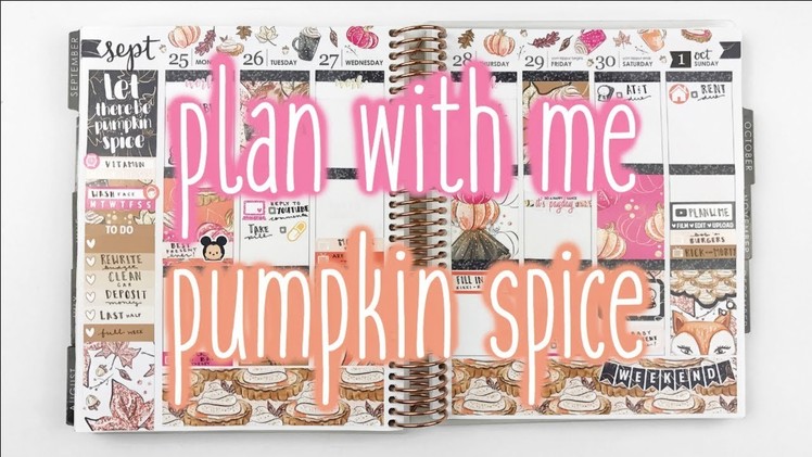 Plan With Me ♡ Pumpkin Spice (Scribble Prints Co.)