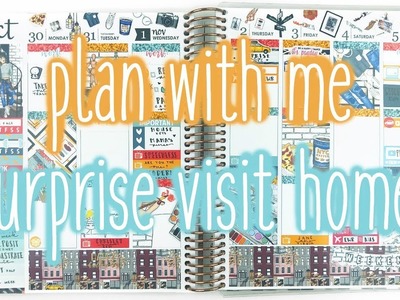Plan With Me ♡ Surprise Trip Home! (Scribble Prints Co - September Mystery)