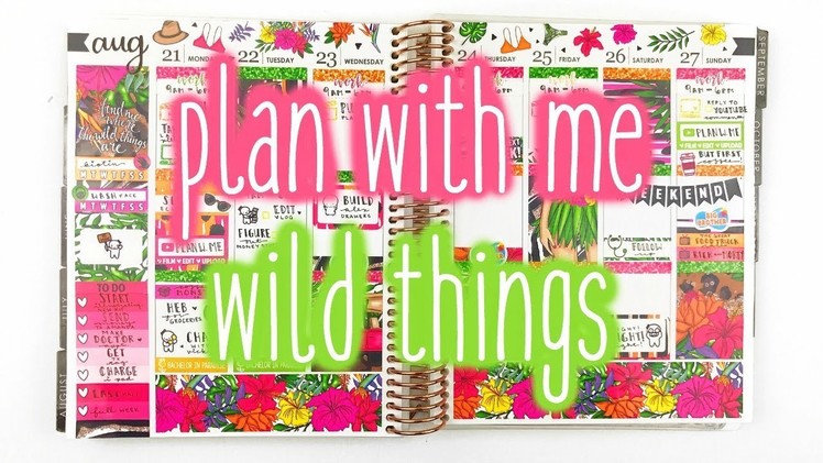 Plan With Me ♡ Wild Things (Scribble Prints Co.)