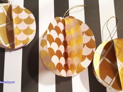 QUICK & EASY PAPER ORNAMENTS FOR CHRISTMAS