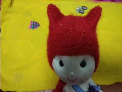 Rabbit cap for babies in hindi