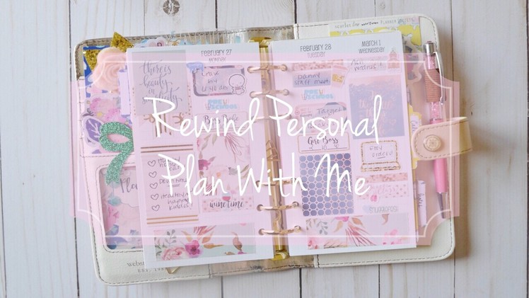 Rewind Personal Plan with Me Featuring Two Lil Bees