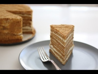 Russian Honey Cake recipe (Medovik)