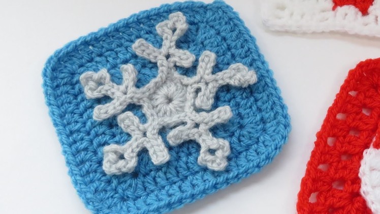 Snowflake Granny Square - How to Crochet