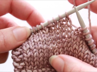 Stitch Tutorial: PB (purl below)