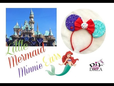 Super Simple Little Mermaid Minnie Mouse Ears