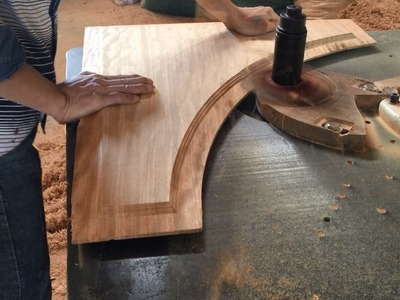 Techniques Curved Woodworking Extremely Dangerous - Building Projects Main Doors With Curved Wood