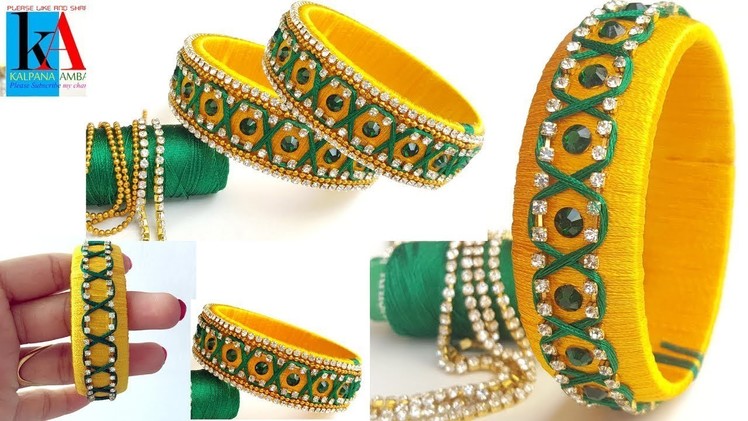 Top 20 Silk Thread Bangle Collections & Ideas | Silk Thread Bangle Collections