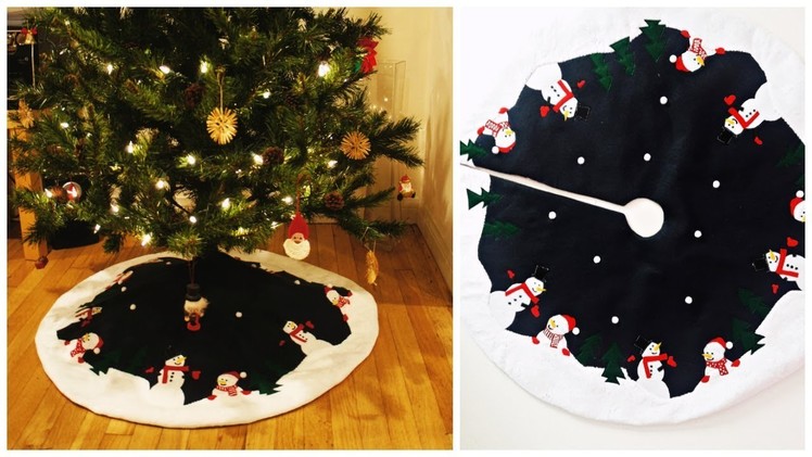 TREE SKIRT DIY - HOW TO SEW A TREE SKIRT - Sewing - Learn to Sew- Sewing Project