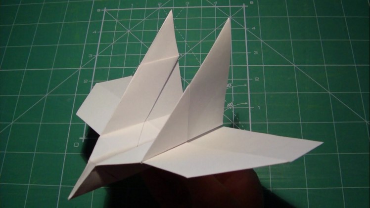 Tutorial Bird Boomerang paper airplane