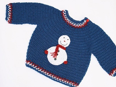 Very easy crochet winter sweater very easy