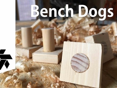 Woodworking bench part 5 (Bench Dogs & Holes)