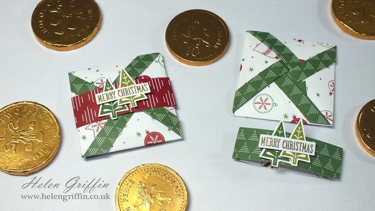 11th Day of Christmas | Stampin'Up!  Mini Pinwheel Pouches.Cards