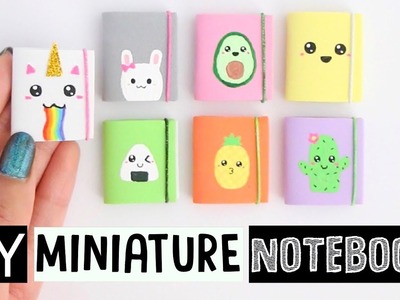 4 DIY MINI NOTEBOOKS - Easy & Cute Designs!