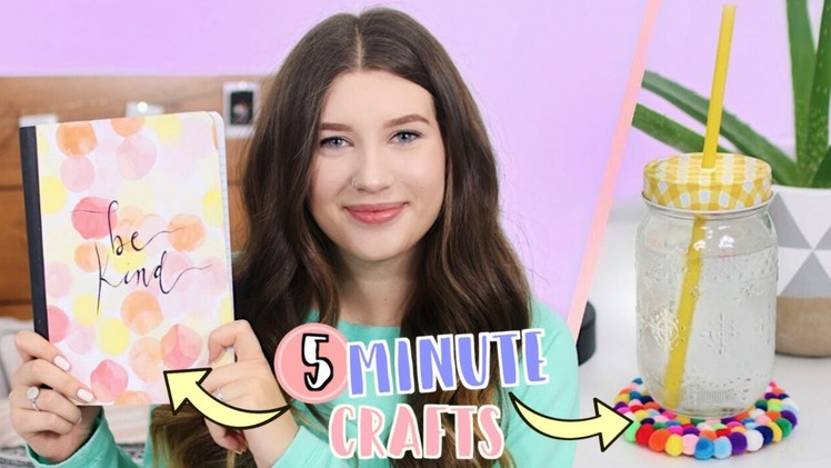 5-Minute Crafts To Do When You're BORED! Quick and Easy DIY Ideas!