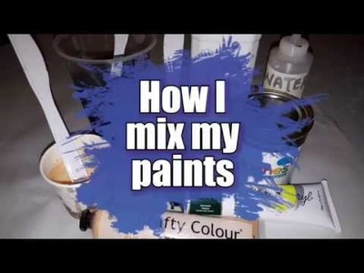 55 - How I mix my paints for Acrylic Pouring