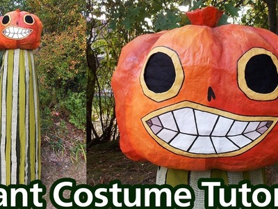 7ft Tall Halloween Costume Tutorial: Over The Garden Wall - Enoch