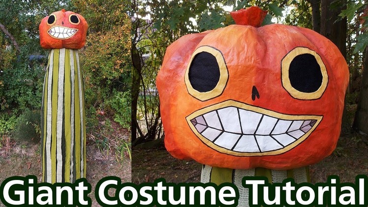7ft Tall Halloween Costume Tutorial: Over The Garden Wall - Enoch