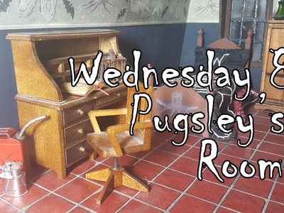 Addams Family Mini-Mansion Tour: Wednesday and Pugsley's Room
