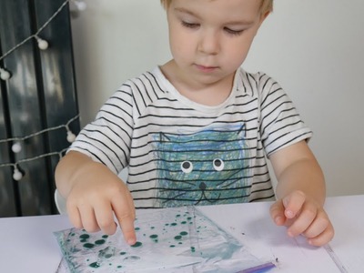 Baby Oil Sensory Bag